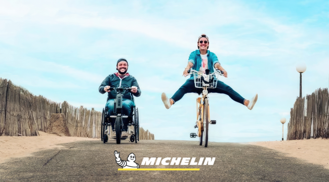 Couverture du Guide Michelin pour les voyageurs à mobilité réduite