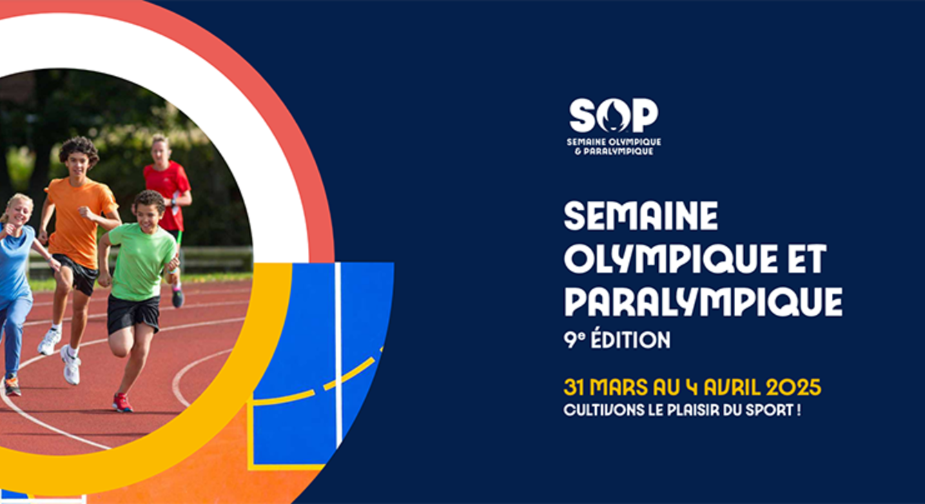 Affiche de la Semaine olympique et paralympique 2025