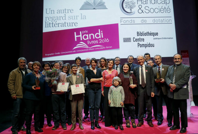 Les lauréats du Prix Handi-Livres 2016