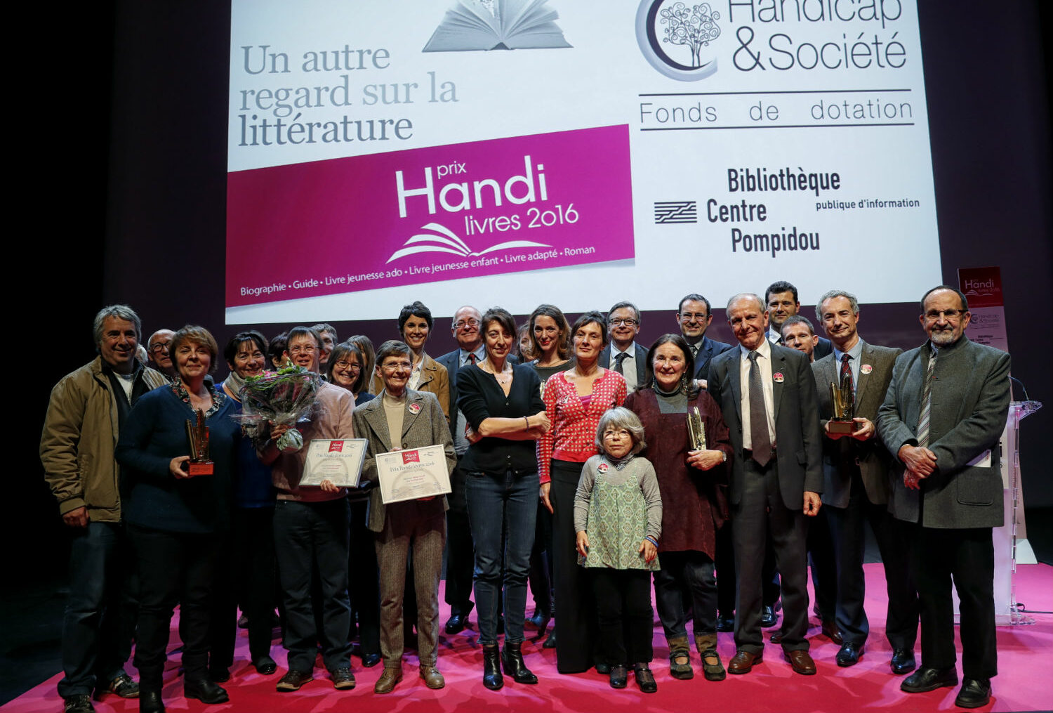 Les lauréats du Prix Handi-Livres 2016
