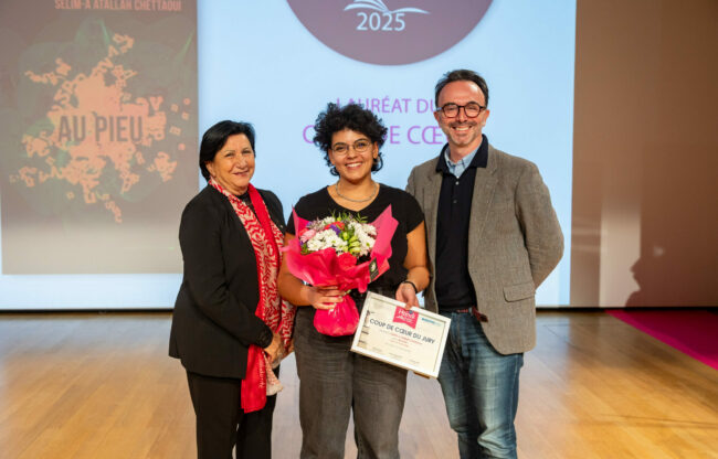 Selim-a Atallah Chettaoui reçoit le Prix Handi-livres 2025 du Coup de cœur pour le livre "Au pieu"